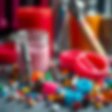 Crafting tools for silicone bead projects