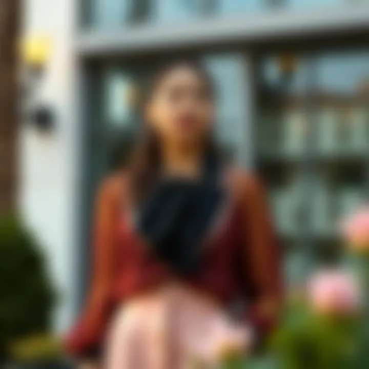 Chiffon jacket styled for a formal occasion, exuding sophistication