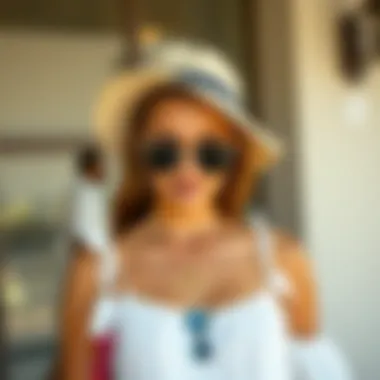 Chic Accessories for the White Summer Dress Stylish accessories paired with a white summer dress for a chic look