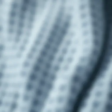 Waffle Knit Fabric Detail Close-up of waffle knit fabric texture