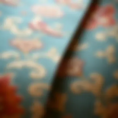 Intricate Details of William Morris's Artistic Vision Artistic close-up of William Morris contact paper highlights intricate designs