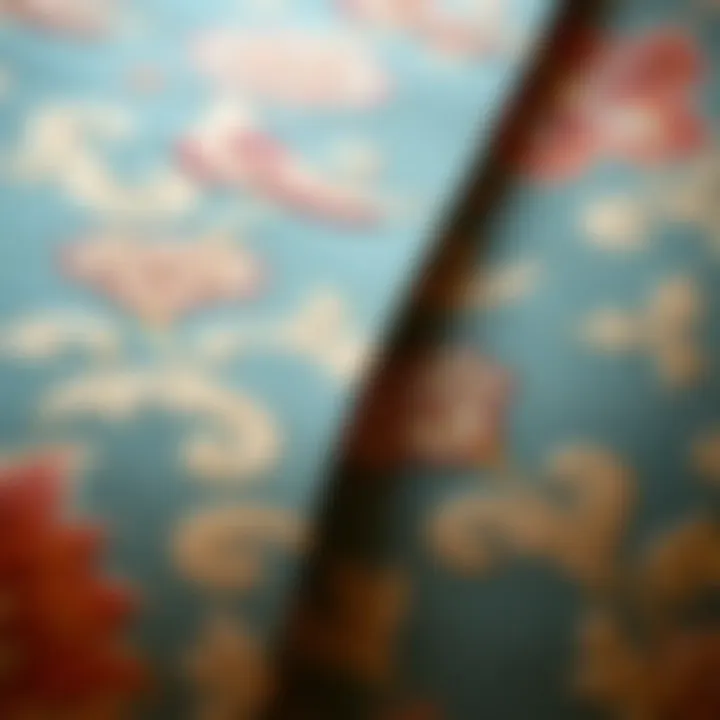 Intricate Details of William Morris's Artistic Vision Artistic close-up of William Morris contact paper highlights intricate designs