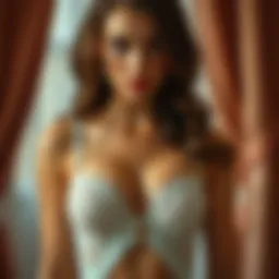 Elegantly designed harness lingerie showcasing intricate details