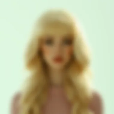 Diverse styles of premium wigs showcased