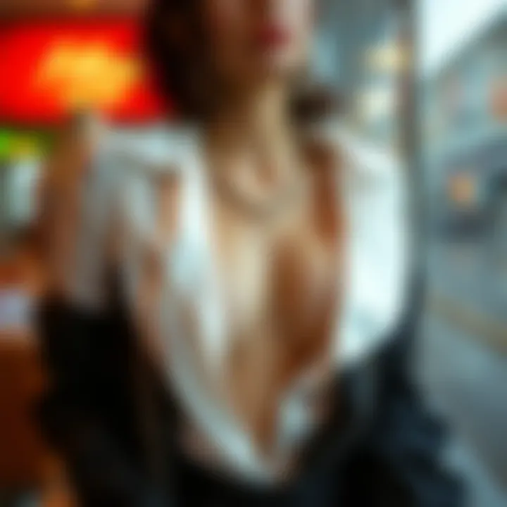 Chic Styling with a Modern Thigh Chain Elegant thigh chain styled with a contemporary outfit