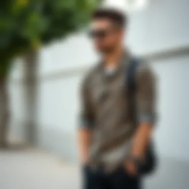 Casual Outfit with Leopard Print Shirt Casual outfit accessorized with leopard print shirt