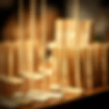 Historical Significance of Clothespins Historical display of wooden clothespins highlighting their evolution