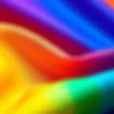 Spectrum of Colors in Fabric A vibrant fabric swatch showcasing a spectrum of colors