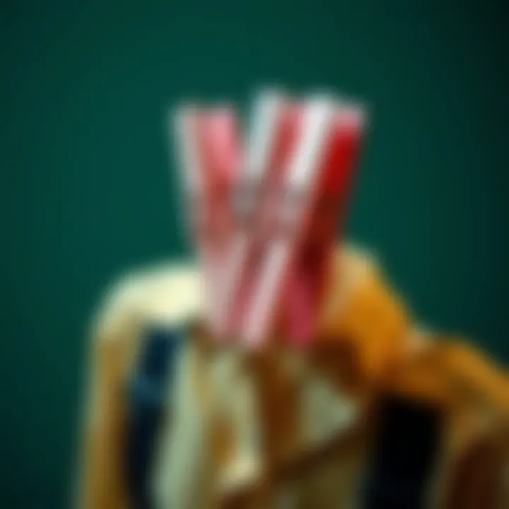 Extra large clothespins used in a unique fashion accessory