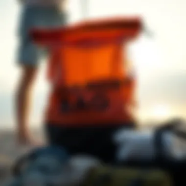 Feature highlights of a waterproof laundry bag