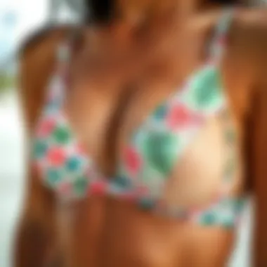 Detailed Underwire Structure Close-up of the underwire construction