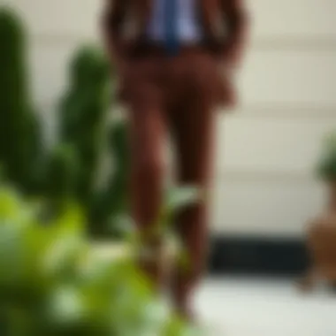 Versatile styling options for elastic waist formal pants