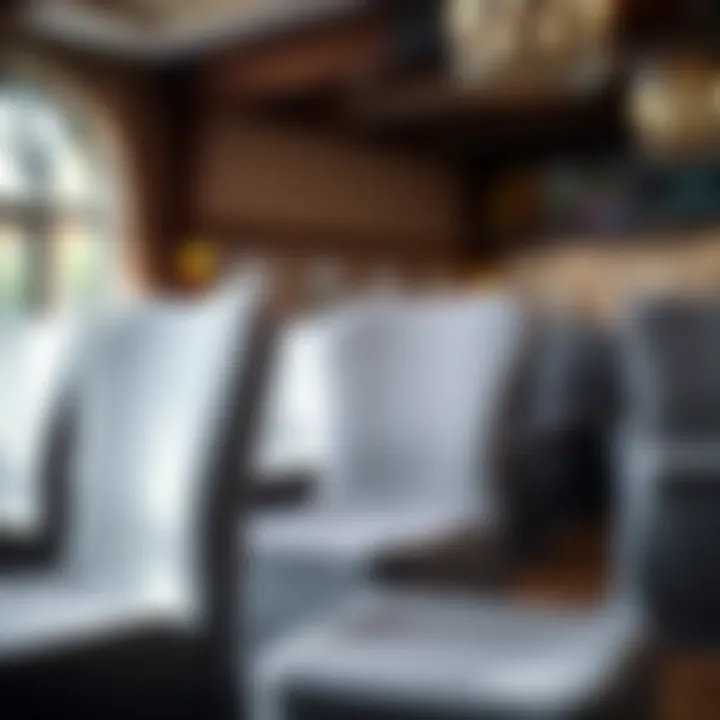 Maintenance Made Simple with Gray Chair Covers Easy maintenance of gray stretch chair covers