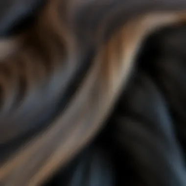 Close-up of high-quality materials used for hair toppers