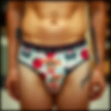 The Intersection of Humor and Fashion An artistic representation of humor in fashion through custom underwear.