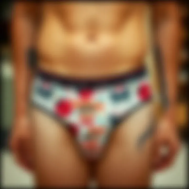 The Intersection of Humor and Fashion An artistic representation of humor in fashion through custom underwear.