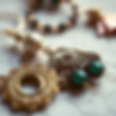 Detailing Hypoallergenic Materials Close-up of hypoallergenic materials used in jewelry making