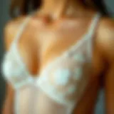 Close-up of reusable silicone pasties showcasing texture and design