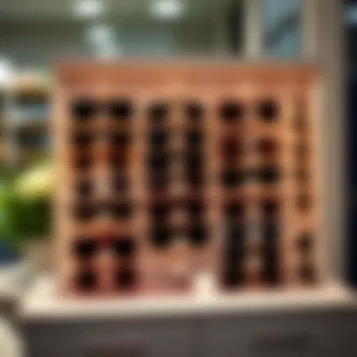 Elegant Sunglass Storage Display Stylish sunglass storage display featuring elegant design.