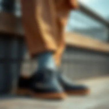 A stylishly curated outfit featuring Korean shoes, illustrating their impact on modern wardrobe choices.