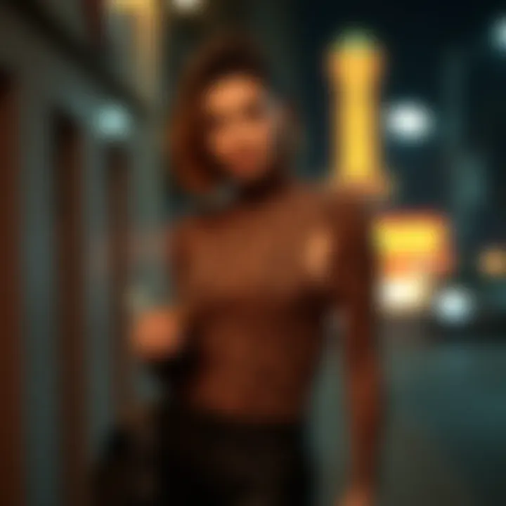 Leopard Bodysuit Styled for Evening Elegance A stylish leopard bodysuit paired with trendy accessories for a night out