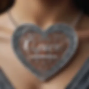 Intricate Design of the Love You Necklace Intricate design of the Love You necklace showcasing multiple languages