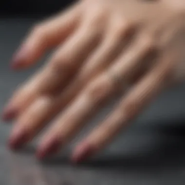 Materials for Durable Nail Tips An array of materials used in crafting durable XL full cover nail tips, showcasing texture and quality