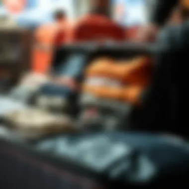 Comparison of luggage space before and after using compression bags