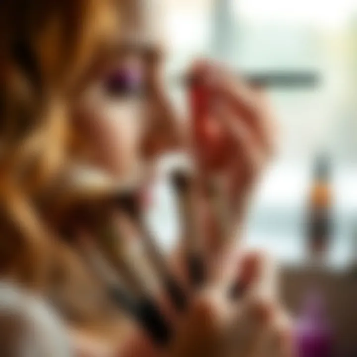 Demonstration of application techniques using the Mermaid Brush Set