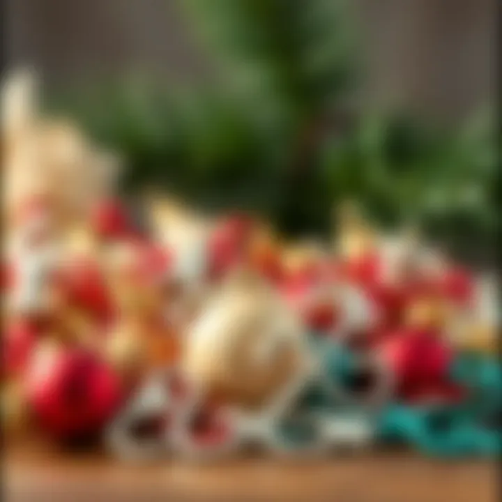 Creative Arrangement of Mini Ornament Hook Styles Assorted styles of mini ornament hooks arranged creatively for crafting.