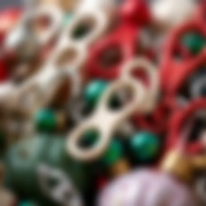 Versatile Materials in Mini Ornament Hooks Close-up of various materials used in mini ornament hooks, highlighting their versatility.