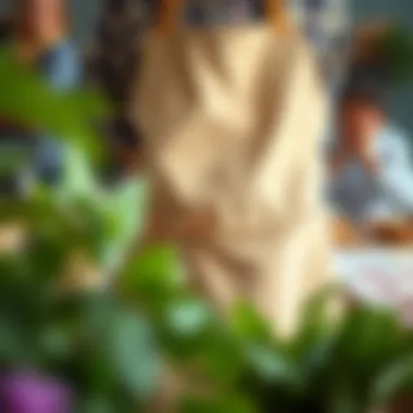 Artisan crafted apron representing sustainability in fashion