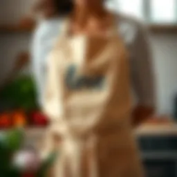 A beautifully designed apron symbolizing unity and love
