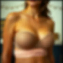 Historical evolution of no padding strapless bras showcasing different styles over the decades