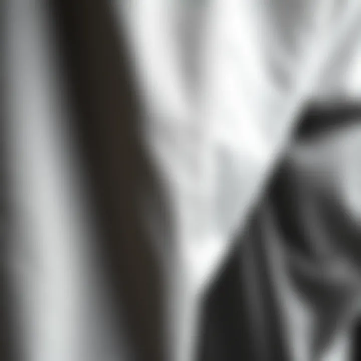 Close-up of the fabric texture used in parachute sweatpants highlighting innovative technology.