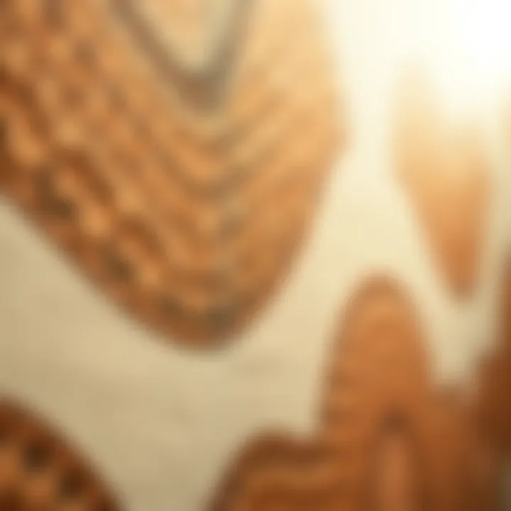 Detailed Texture of Removable Wallpaper Close-up of texture on peel and stick wallpaper