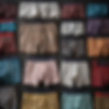 Diverse Patterns of Personalized Boxers Stylish personalized boxer designs showcasing unique patterns