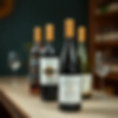 Trendy wine bottle label styles for weddings