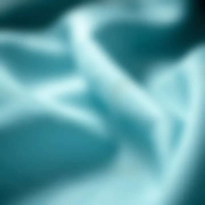 Innovative Fabric Textures Close-up of innovative fabric used in Popvil Swim designs demonstrating texture and quality