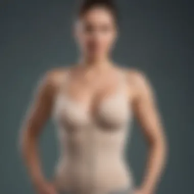 Confidence in Postpartum Recovery A serene postpartum mother wearing a body shaper, reflecting confidence and comfort.