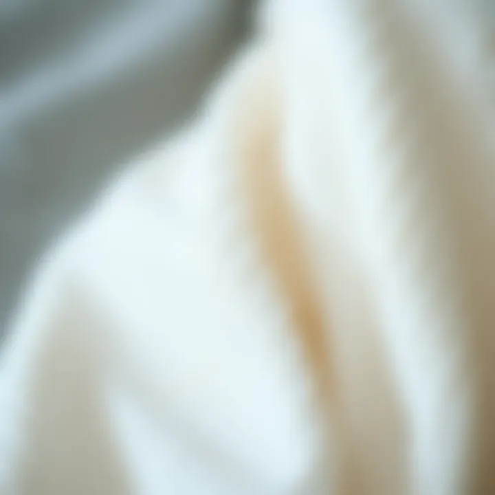 Close-up of ribbed fabric showcasing texture