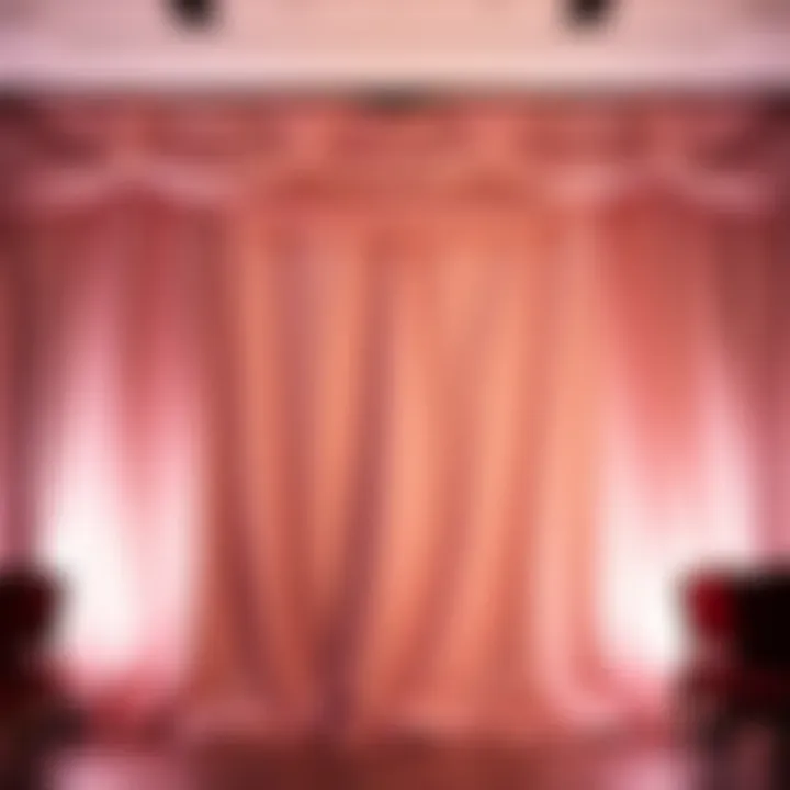 Elegant Satin Backdrop for Events Elegant satin backdrop for a stylish event