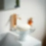 Elegant self-draining soap dish showcasing modern design