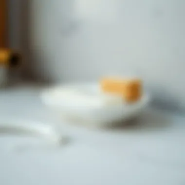 Materials used in self-draining soap dish design