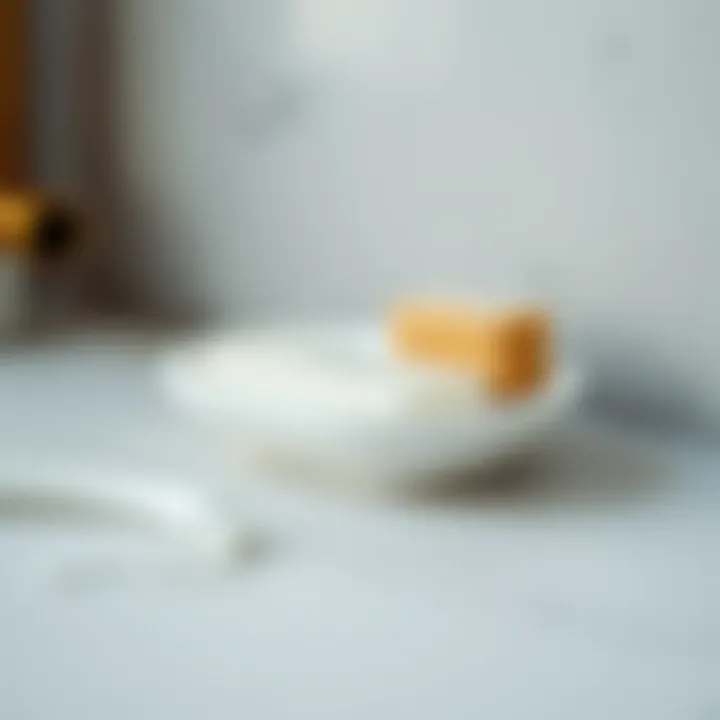 Materials used in self-draining soap dish design