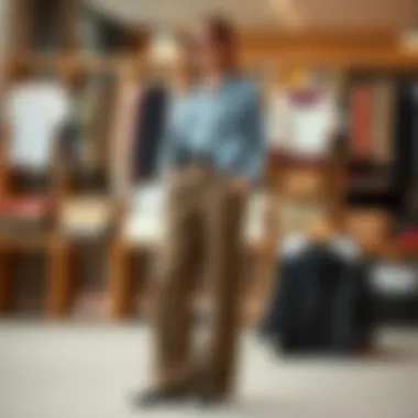 Styling Options for Petite Elastic Waist Pants Stylish arrangement of petite elastic waist pants with accessories