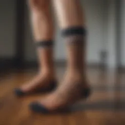 Stylish socks designed for hardwood floors