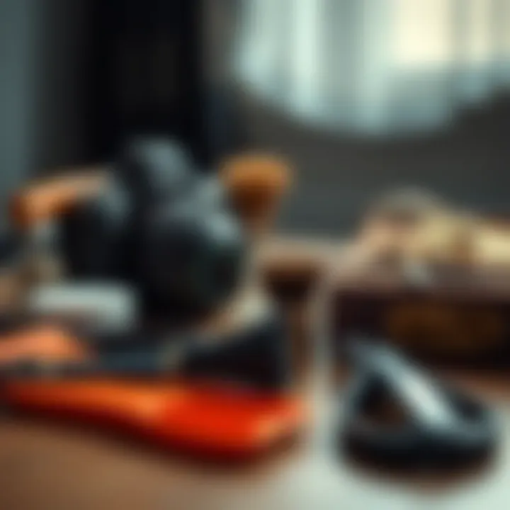 Essential Tools for Wig Care and Maintenance Care and maintenance tools for synthetic pixie cut wigs neatly arranged.