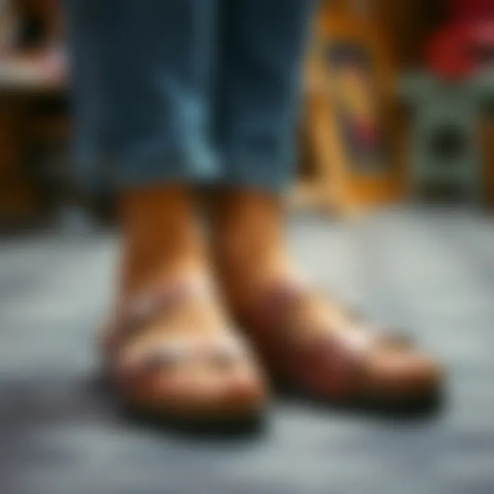 The craftsmanship behind embellished Birkenstocks highlighting quality materials