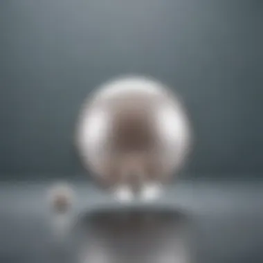Floating Pearls in Modern Fashion Elegant fashion display with floating pearls incorporated